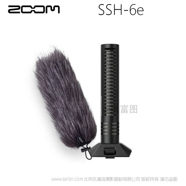 ZOOM SSH-6e 系列 瞄准和录制，兼容 32 位浮点的立体声枪式麦克风