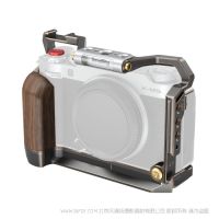 SmallRig 斯莫格 富士 X-M5 XM5 硅胶 L型手柄 半包相机皮套套件 相机热靴拇指手柄 “时光机” 相机拓展框 木头L型手柄