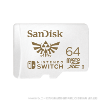闪迪 microSD卡 Nintendo® 许可的 Nintendo™ Switch™ 专用存储卡 SanDisk 产品 SDSQXAT-064G-ZNCZN