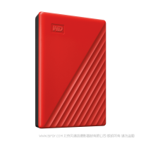 西部数据 西数 WDBPKJ0050BRD-CESN My Passport WD 产品 5TB 红色 移动硬盘 