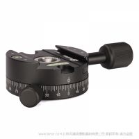 leofoto/徕图 PAN-01 60毫米直径加长旋钮全景夹座，雅佳标准快装