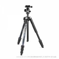 曼富图 Manfrotto MKELMII4BK-BH 三脚架 Element MII铝合金旅行三脚架(黑) 