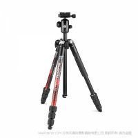 曼富图 Manfrotto MKELMII4RD-BH  Element MII铝合金旅行三脚架(红) 