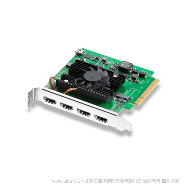 BMD 黑色魔法 DeckLink Quad HDMI Recorder  PICe 四接口 独立HDMI采集信号 四路合一采集卡 PCIE 直播采集