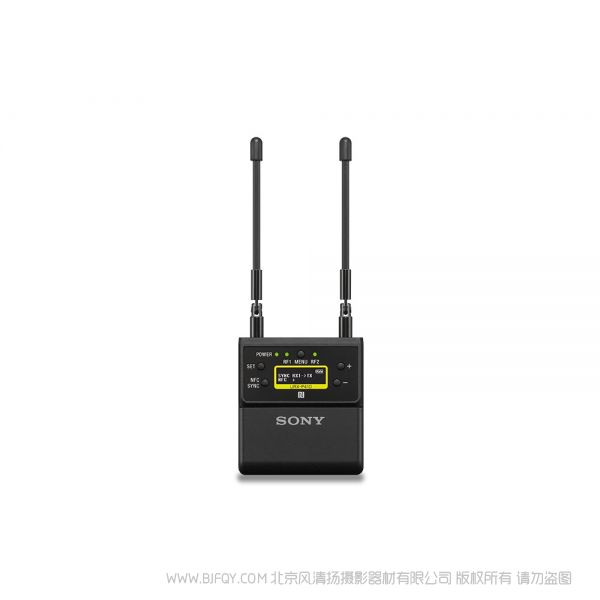 索尼 URX-P41D 无线音频接收器 2 通道便携式无线接收器轻巧 双声道