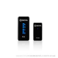 BOYA 博雅 BY-XM6-S1 Mini 2.4GHz迷你双通道无线麦克风系统 3.5口 TRS 1V1 一拖一 无充电盒