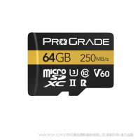 ProGrade（铂格瑞） TF卡V60 存储卡4k读取250M/S 写入130M/S 4k TF卡