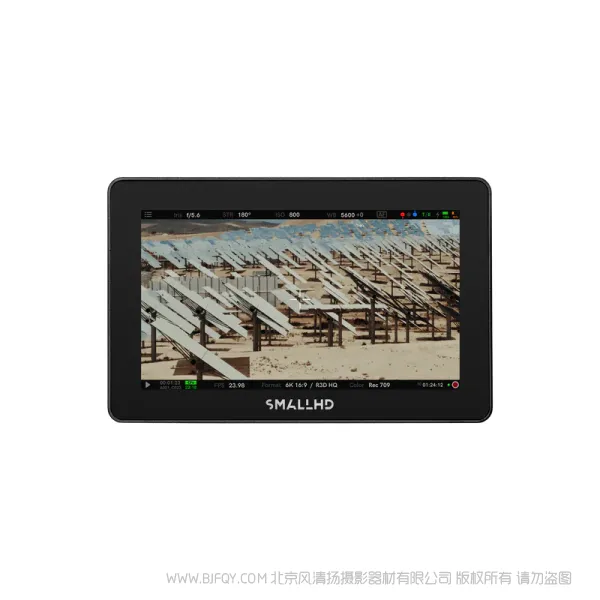 SmallHD Cine 5 16-0526  Field-ready, 5-inch monitor with 2000nits of brightness and joystick control.