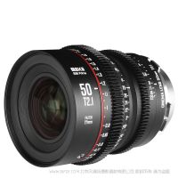 MEKE 美科 S35 Prime 50mm T2.1 Super35电影镜头 适配：BMD6K/佳能/专业摄影机PL