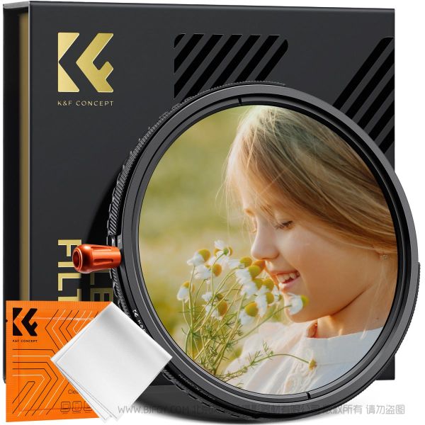 K&F Concept  卓尔 ND2-32&CPL&黑柔1/4 三合一滤镜 28层镀膜   Variable ND2-32 (1-5 Stops) & Circular Polarizing Filter CPL & Black Mist 1/4 