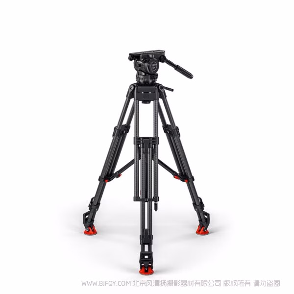  Sachtler 萨科勒 1983 中置碳纤维套装  System Cine 20 HD CF MS  100碗 22KG 电影级大重量液压云台中置套装  
