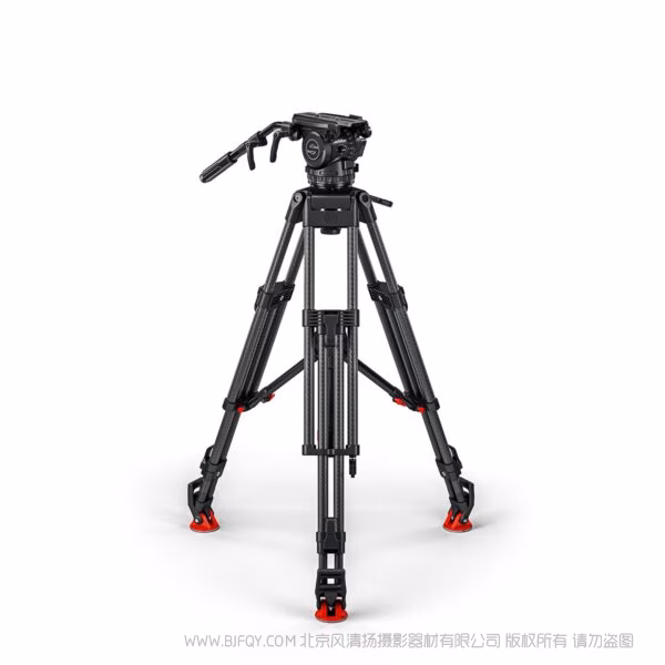  Sachtler 萨科勒 1983 中置碳纤维套装  System Cine 20 HD CF MS  100碗 22KG 电影级大重量液压云台中置套装  