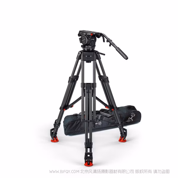  Sachtler 萨科勒 1983 中置碳纤维套装  System Cine 20 HD CF MS  100碗 22KG 电影级大重量液压云台中置套装  