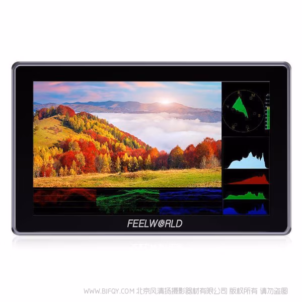  富威德 FEELWORLD H5 5.5寸 12G-SDI HDMI2.0摄影触摸监视器高亮1200nit 