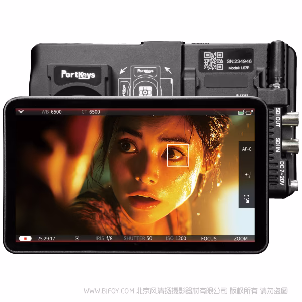  PortKeys 门钥匙 艾肯 LS7P  7英寸 HDMI/SDI 无线控制监视器 无线反控摄像机