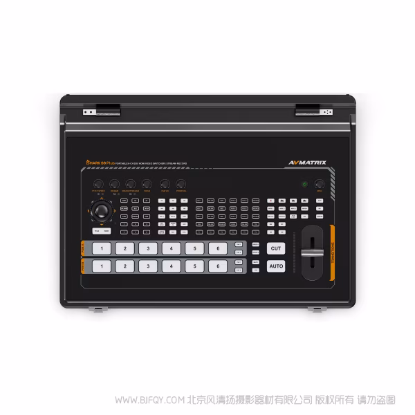 迈拓斯  AVMATRIX  蜂鸟S6丨便携式6通道SDI/HDMI音视频切换台 便携式6通道直播推流切换台-PVS0613U 便携式金属外壳设计