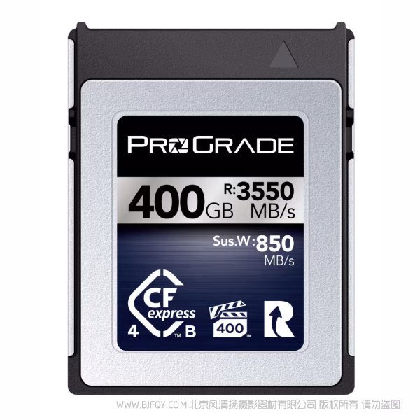 ProGrade 铂格瑞 CFEXPRESS TYPE B 4.0 R3000MB W1500MB Iridium CEB 铱系列卡 400GB 800GB 1.6TB