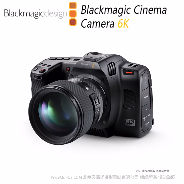 BMD Blackmagic Cinema Camera 6K  BMCC6K 6048 x 4032全画幅高分辨率HDR传感器、双原生ISO、L镜头卡口、CFexpress Type-B