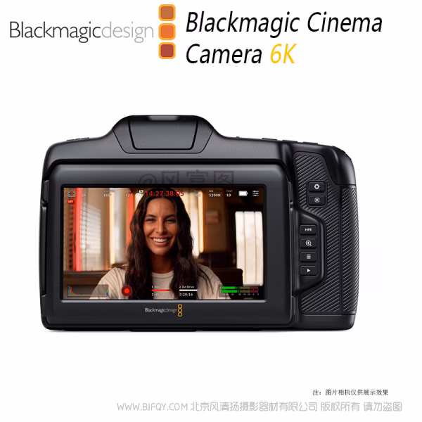 BMD Blackmagic Cinema Camera 6K  BMCC6K 6048 x 4032全画幅高分辨率HDR传感器、双原生ISO、L镜头卡口、CFexpress Type-B