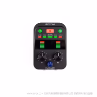 ZOOM PodTrak P2 2XLR输入播客录音机   带有 AI 降噪功能