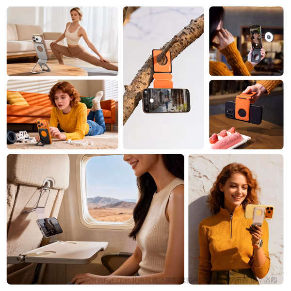 优篮子 Ulanzi PS01 MagSnap磁吸支架-黑色  S049 「咔哒」一吸，支起精彩