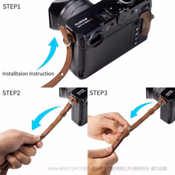 SmallRig斯莫格相机皮套套件 (适用于富士GFX100RF) （棕色）5268