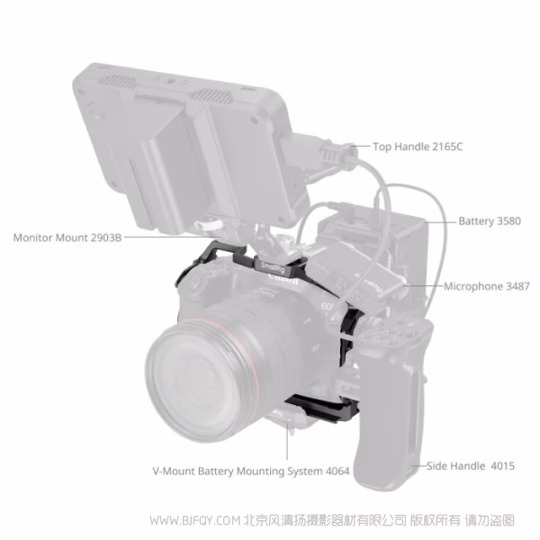 SmallRig 佳能 EOS R5 Mark II 拓展框 4978