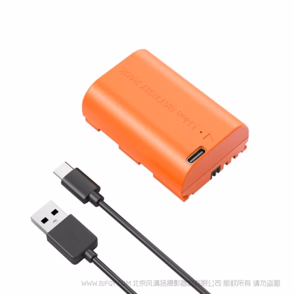  SmallRig LP-E6NH USB-C 直充相机电池（橙）4968AC