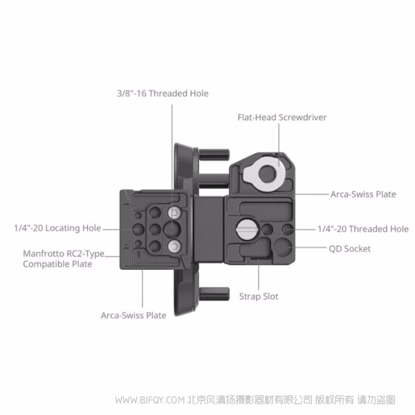 SmallRig 松下LUMIX S5 II / S5 IIX / G9 II可旋转横竖拍安装板套件 4702
