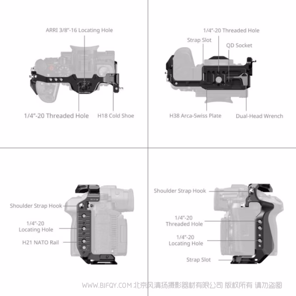 SmallRig 松下LUMIX GH7 / GH6迅鹰快拆拓展框套件 4825