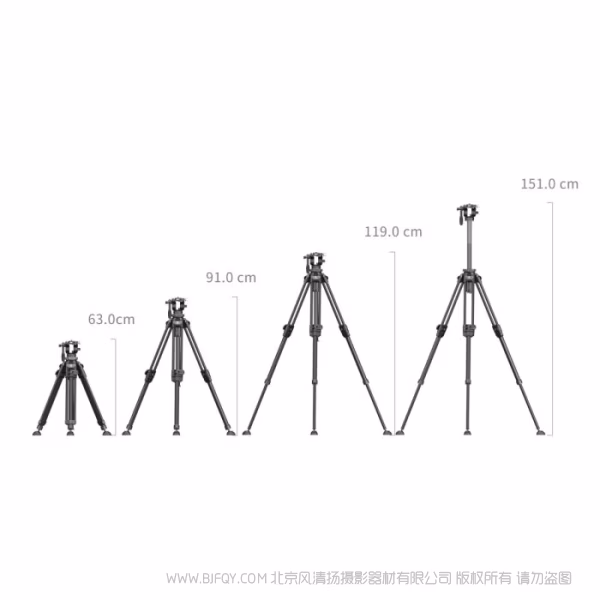 SmallRig 轻量摄像碳纤维三脚架套件 AD-50 Pro 4420