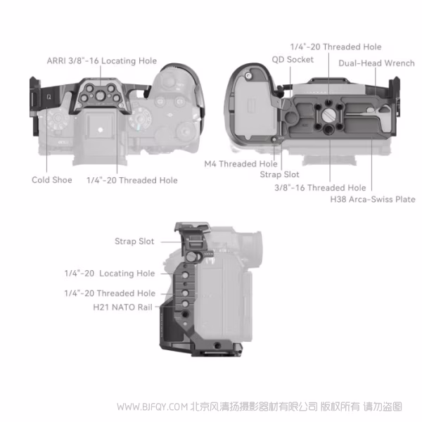 SmallRig斯莫格拓展框 (适用于索尼 Alpha 1 II / Alpha 9 III) 5187