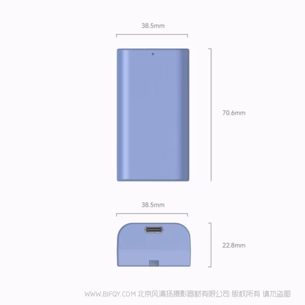 斯莫格 SmallRig斯莫格 NP-F550 USB-C直充相机电池 4331AC
