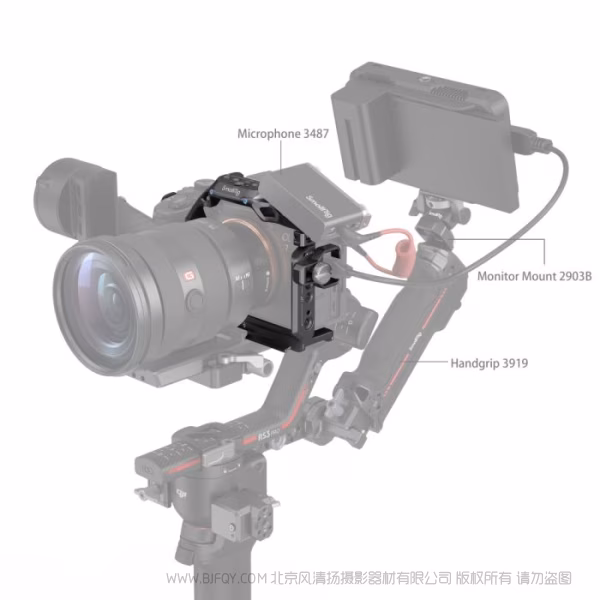 斯莫格 SmallRig 索尼 Alpha 7R V / Alpha 7 IV / Alpha 7S III /A7M4独角犀拓展框套件 4308