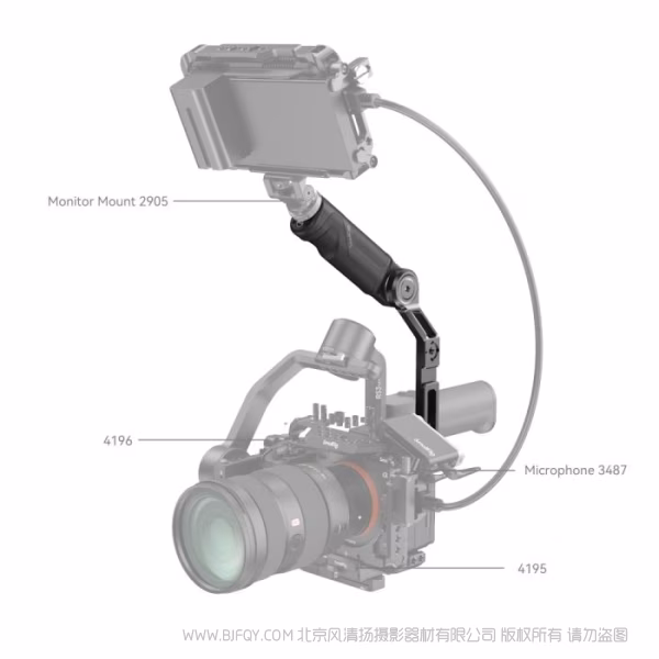 斯莫格 SmallRig斯莫格提壶手柄（适用于大疆 RS 3 Mini / RS 4 Mini）4197B