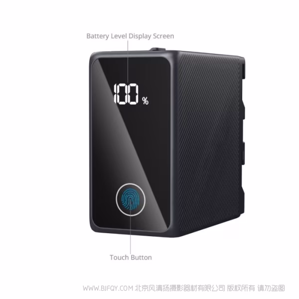 斯莫格 SmallRig 适用NP-F970 USB-C直充相机电池（黑） 4469AC