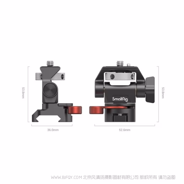 斯莫格 SmallRig 滑槽旋转可调节监视器支架 2906B