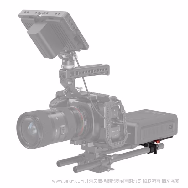 斯莫格 SmallRig 标准款V口电池挂板双管夹版 3016