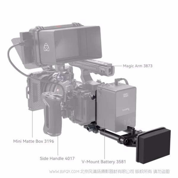 斯莫格 SmallRig V口电池安装板套件（进阶版） 4063B